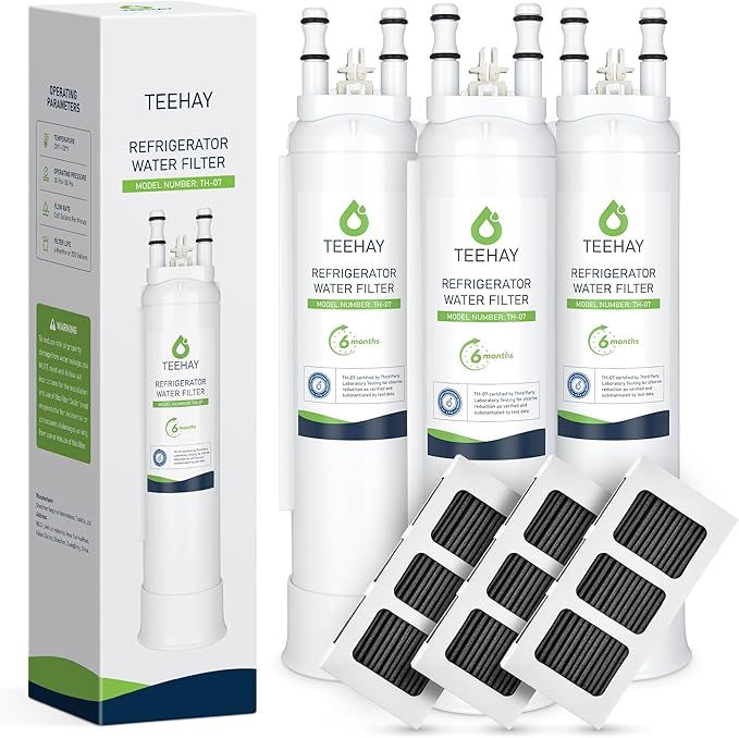 PWF-1 FPPWFU01 Water Filter & PureAir Ultra II PAULTRA2 Air Filter Combo, Compatible with Frigidaire FRIGCOMBO13, FRSS2623AD, FRSS2623AS, FRSS2623AW, FRSS2633AS, 3 Combo