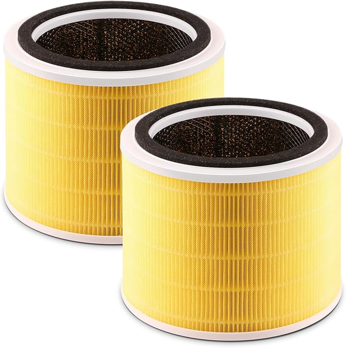 Core 200S Replacement Filter for LEVOIT Core 200S Core 200S-P Smart WiFi Air Purifier, 3 Stages Ture HEPA Filter Compare Part# Core 200S-RF, 2 Pack