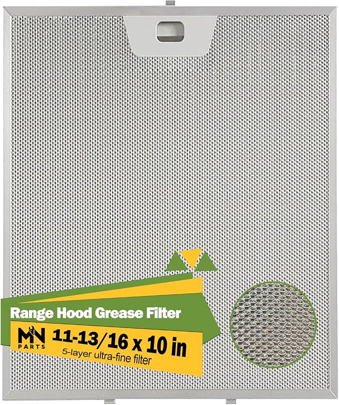 WB02X24871 Compatible with GE Range Hood Filter 11-13/16 x 10 in Range Hood Filter For JVW5361BJ1TS JVW5361EJ1ES JVW5361EJ2ES JVW5361SJ1SS UVW8364SP1SS
