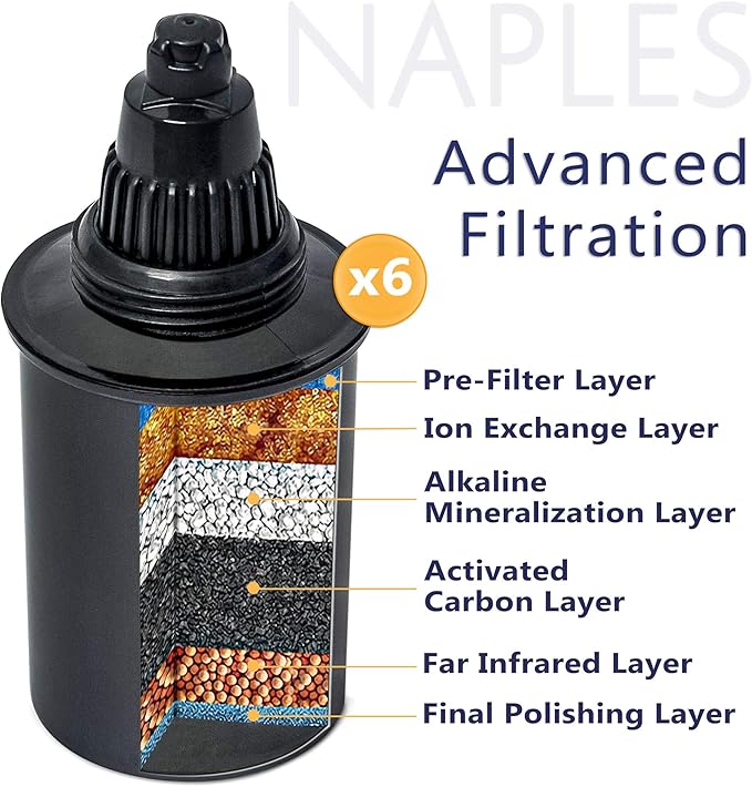 1089 Replacement Alkaline Filter for the 109 Water Pitcher 2-Pack