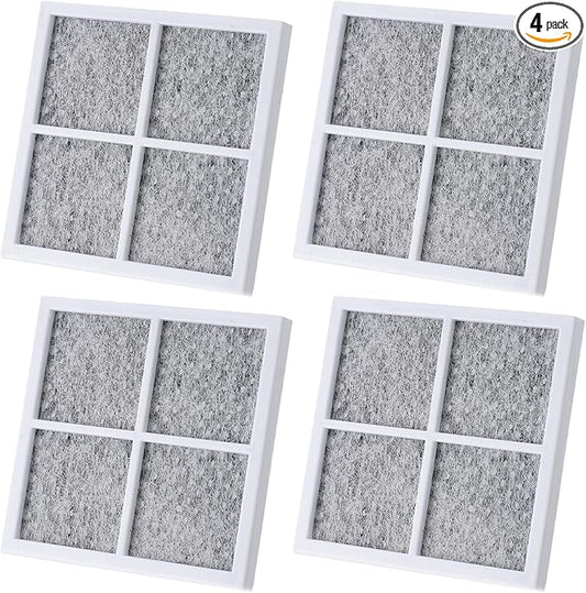 4 Pcs Refrigerator Fresh Air Filter Replacement Compatible with LG LMXS30776S, LMXS28626S, LFX25991ST, LFXS28968S/D, LRMXS2806S, LFXS26973D, LFXS30766D, LMXS27626S/D, LFX28968ST