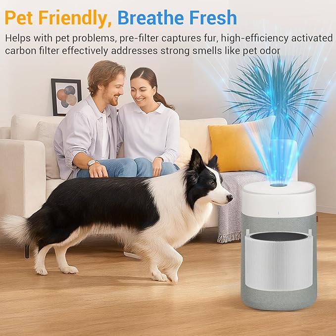 2 Pack 211i Max Replacement Filter Compatible with Blueair Blue Pure 211i Max Air Purifier. Blue Pure F2MAX, 3-in-1 H13 Ture HEPA and High-Efficiency Activated Carbon Filters, Replacement Part #F2MAX