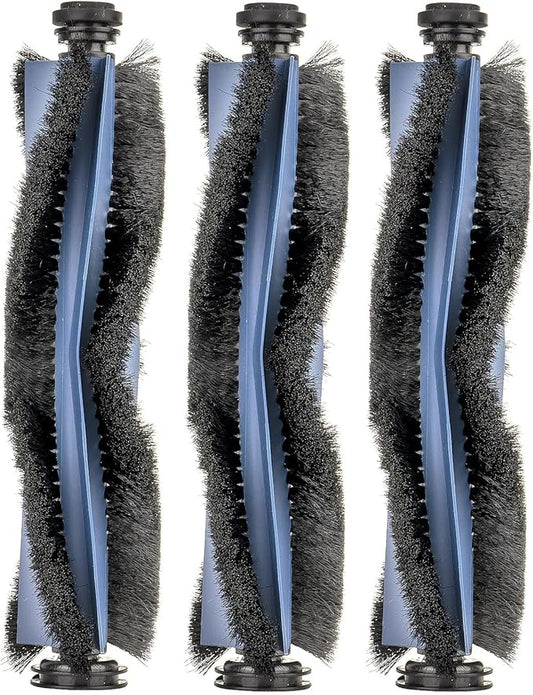 (3 Pieces) Replacement Main Brush Compatible With Eufy X10 Pro Omni/ E35 Robot Vacuum, Replacement Parts Accessory Kit, 3 Brush Rollers