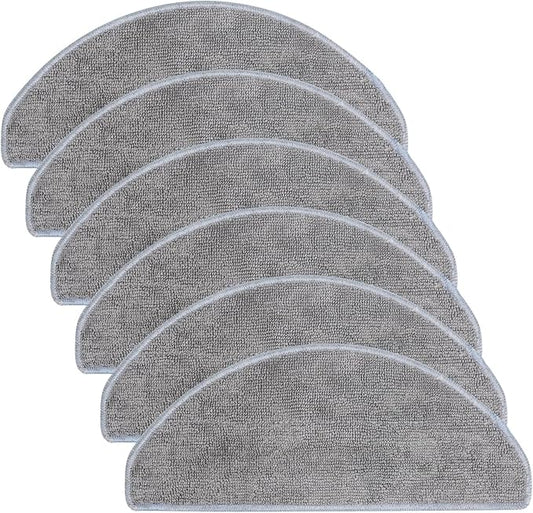 Spofan 6 Pack Mop Cloth Compatible with iRobot Roomba Combo Essential Y0140 Y0110 Y0540 Q0520, 105/104 Combo Robot Vacuum Cleaner, Microfiber Washable Mop Pad Replacement Accessories Parts