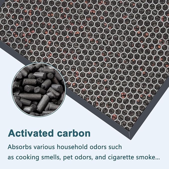 AD2k Carbon Filter For Air Purifier Compatible with AIR D CTOR 2000 Replacement Filter,2pack