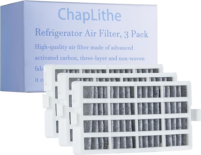 Fresh Flow Air Filter fit for Whirlpool Refrigerator model WRF560SEHZ00/01/02/03, WRF560SEYM00/01/02/04/05, WRF736SDAM00/10/11/12/13/14, WRF757SDHZ00/01/02/03/04, WRF767SDHZ00/01/02/03/04 (3pk)