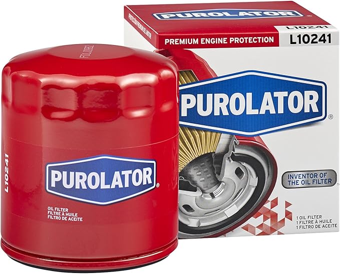 Purolator L10241 Premium Engine Protection Spin On Oil Filter Compatible With Ford Escape, Fusion, Focus, Edge, Explorer, Ranger, Fiesta, Toyota Tacoma, 4Runner, Tundra and Sienna