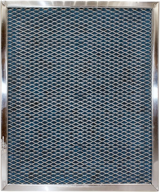 Blendin Replacement Aluminum Charcoal Grease/Air Filter, Compatible with Broan-NuTone S97007696, 41F, Non-Ducted Kitchen Range Hoods, Replacement Part Measurements: 8 3/4" x 10 1/2" x 3/8", 1 Pack