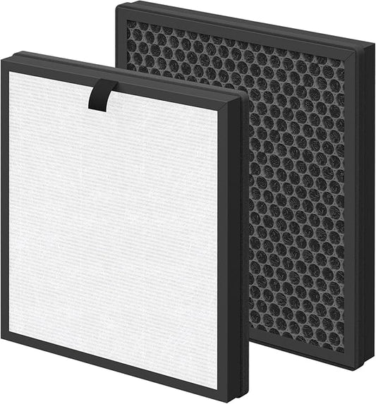 AP303 AP304 Replacement Filter Compatible with DAYETTE & FRESHDEW AP303/AP304 Air Purifier, 3 Stage Filtration for Home Large Room, 2 Pack (Original Filter)