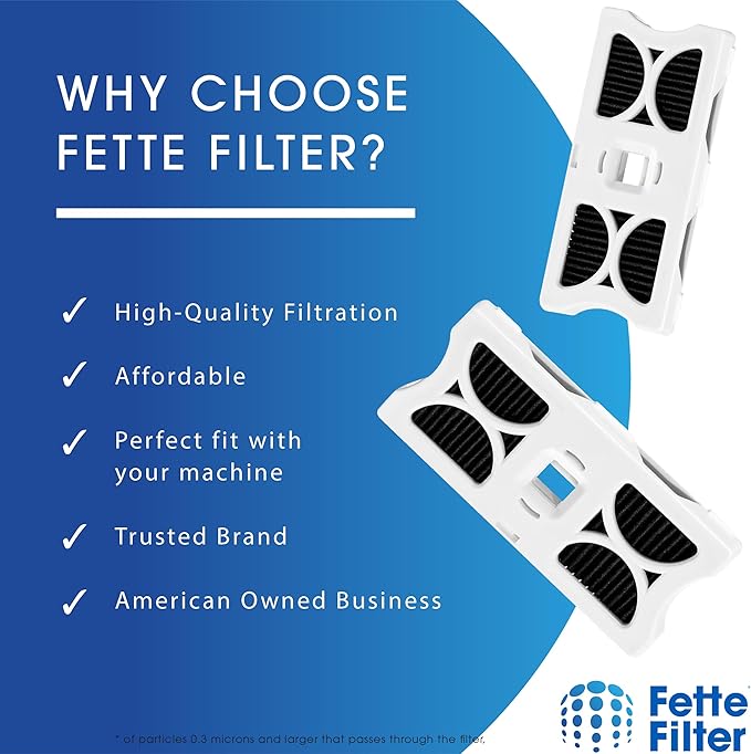 Fette Filter - FRGPAAF1 Replacement Refrigerator Air Filter Compatible with Frigidaire FRGPAAF1 PureAir Refrigerator Air Filter Part # AF-1 RAF-1 AF1 RAF1 Includes Pack of 2 Replacements.