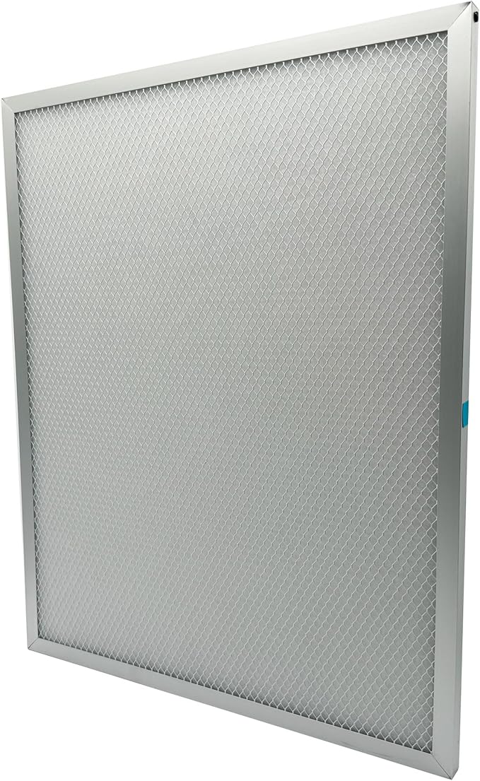 Washable Electrostatic Furnace Air Filter, MERV 8, (20" x 25" x 1") Aluminum Reusable Filter for Furnace, Central AC, and HVAC System