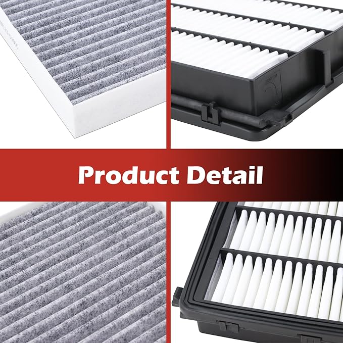 28113-D3300 Engine Air Filter and 97133-D1000 Cabin Air Filter kit Compatible with 2016-2021 Hyundai Tucson 2017-2022 Kia Sportage Not For Hybrid Replaces CA12065 CF12160