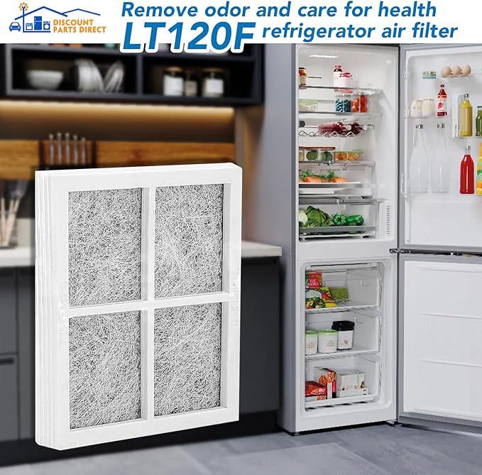 3 Pack LT120F Air Filter Replacement for LG Refrigerator, Kenmore Elite 9918, 795,Replaces ADQ73214404, LMXS30776S,ADQ73214402 ADQ73214403,