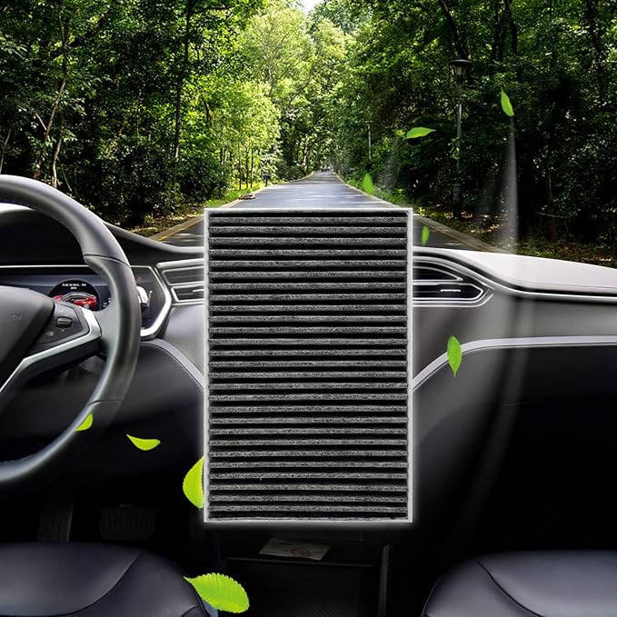 for Tesla Model S Cabin Air Filter with Activated Carbon Fit 2012-2015 Model S 1035125-00-A. (Activated Carbon)