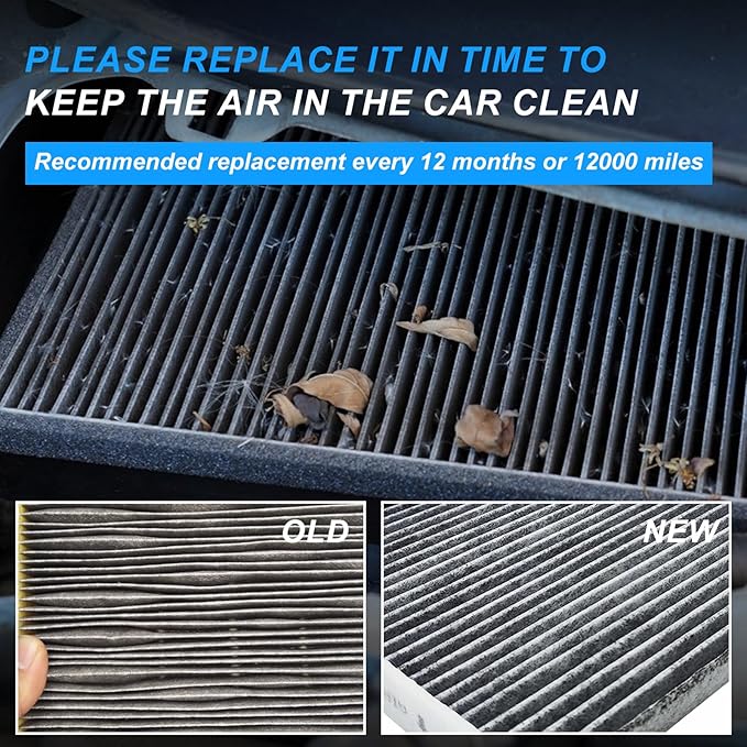 Cabin & Engine Air Filter for VELOSTER (2019-2021) SOUL (2020-2024) KONA (2018-2023)