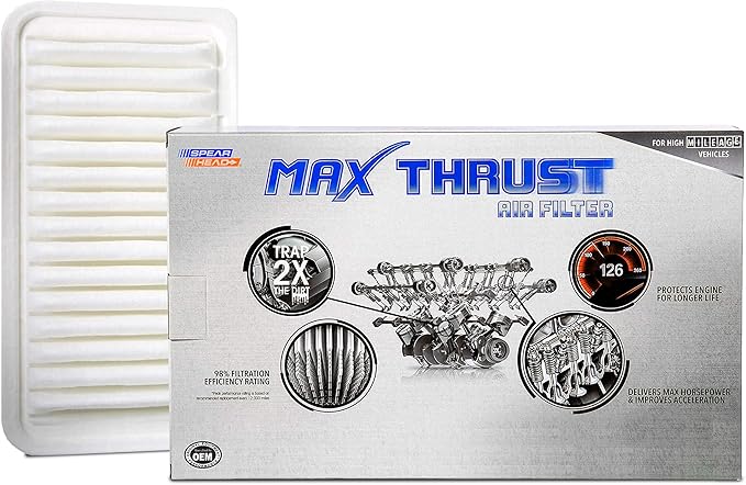 Spearhead Max Thrust Engine Air Filter | Fits 2017-20 Toyota 86 Auto, 2003-08 Corolla/Matrix, 2013-20 BRZ Auto, 2013-16 FR-S, 2005-10 tC, 2003-08 Vibe | OEM Fit & High Dust Holding Capacity (MT-482B)