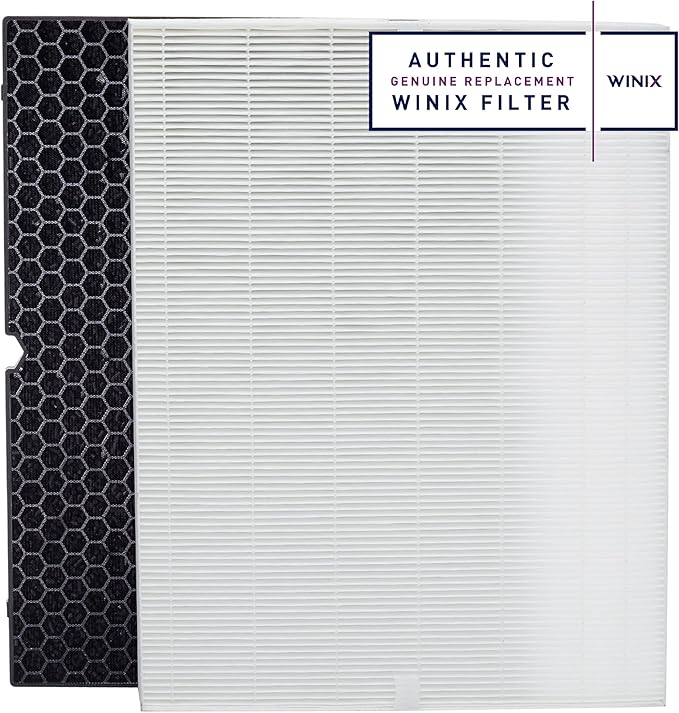 Winix 1712-0093-00 Air Purifier Replacement Filter T, for HR900, White