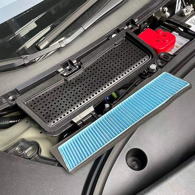 2021 2022 2023 2024 2025 Tesla Model 3 Air Intake Filter Air Conditioning Inlet Vent Filter Element Cotton Accessories