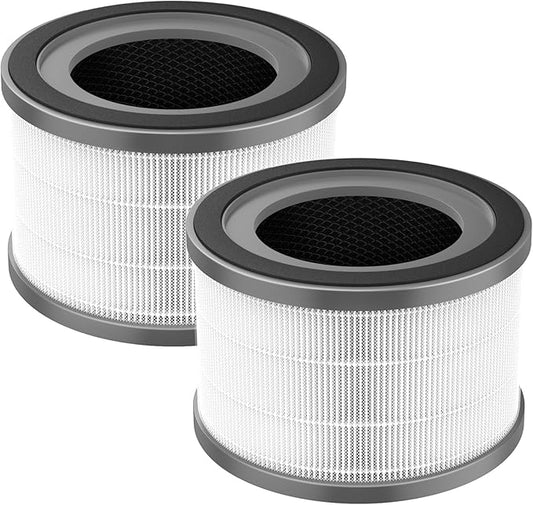 Vista 200 Air Purifier Replacement Filter Compatible with LEVOIT Vista 200 Air Purifier, 3-in-1 Replacement Filter, Activated Carbon, Vista200-RF, 2 Pack