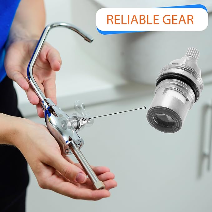 Aquaboon Drinking Water Faucet for Kitchen Sink Chrome RO Faucet Stainless Steel Non Air Gap Sink Water Dispenser