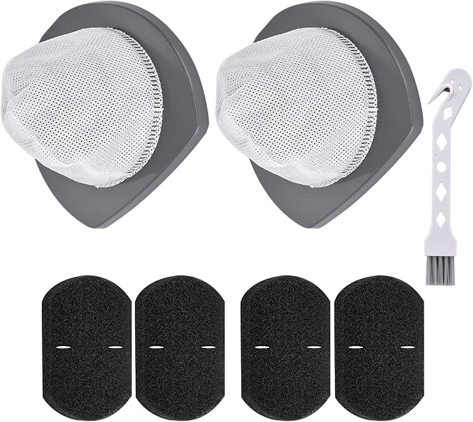 2033 Replacement Filter Compatible with Bissell Featherweight Stick Lightweight Bagless Vacuum 20331 20333 20334 20336 20339 2033M, 2 Mesh Filters 4 Foam Filters, Replace part# 1611508
