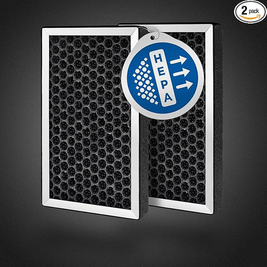 TAPTES HEPA Air Filter for Tesla Model 3 Model Y 2016-2025, Cabin Air Filter Replacement 2 Pack with Activated Carbon,For Model 3 Model Y Accessories