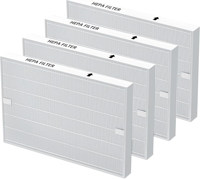 4 Pack AP-1512HH Filter Replacement for Coway Airmega AP-1512HH and Airmega 200M Air Purifiers, Item NO # 3304899