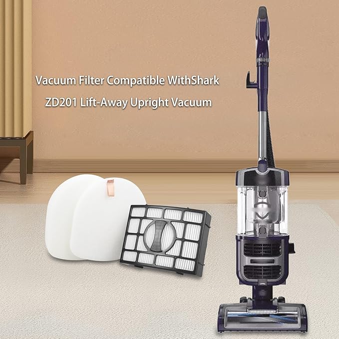 Replacement Filter for Shark ZD201 ZD201 V5 ZD201 X5 Lift-Away Upright Vacuum,Replace Parts XFFK560 XHEPA560