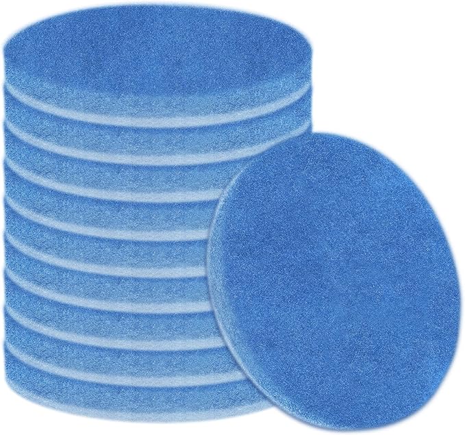 10 Pack Polyester Filter Replacement for Indoor Dryer Vent, Circular Replacement Filter Suitable for Kiss Core Indoor Dryer Vent, Dryer Lint Filter, Polyester Dryer Filter Replacement