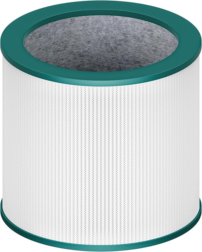 TP01 Filter Replacement for Dyson Tower Purifier Pure Cool Link TP01, TP02, TP03, AM11, BP01, Funmit 360° Combi Activated Carbon Filter, Compared to Part 968126-03