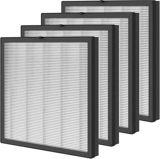 4 Packs Replacement Filter Compatible with AMEIFU G3 (Sferf-30) & VEWIOR A3 Air Clean-er Purifier with 3 Stages Premium Filters, Activated Carbon Filters and Pre-Filter