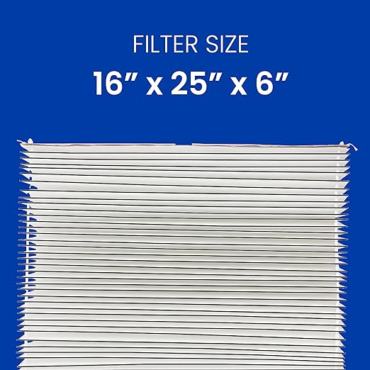 AprilAire 501 Replacement Filter for AprilAire 5000 Whole-House Air Purifier - MERV 15 Equivalent, 16x25x6 Air Filter (Pack of 1)