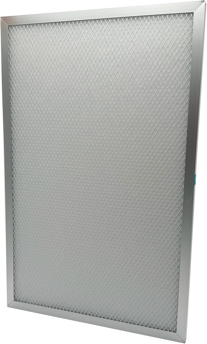Washable Electrostatic Furnace Air Filter, MERV 8, (16" x 25" x 1") Aluminum Reusable Filter for Furnace, Central AC, and HVAC System