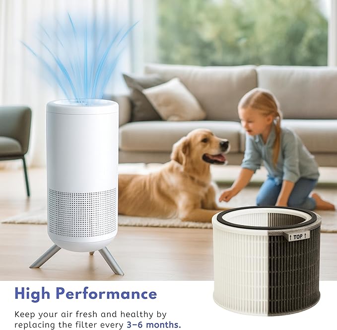 Nispira HPA830 Replacement Filter Compatible with Honeywell HPA830W Air Purifier Part HRFJ830 2 Pack