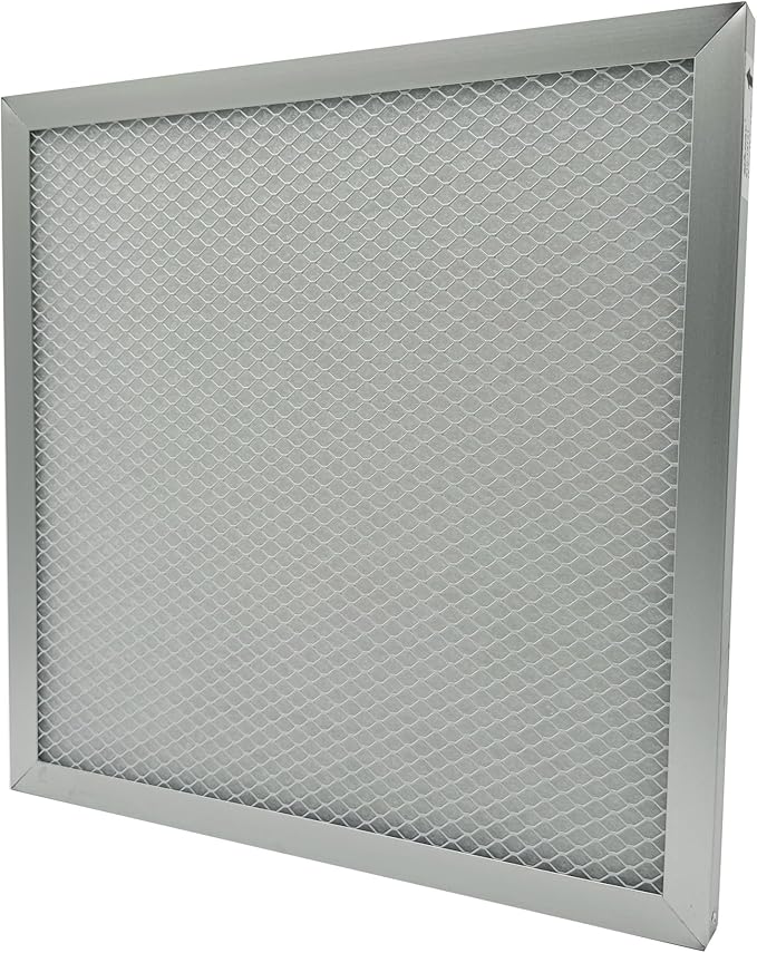 Washable Electrostatic Furnace Air Filter, MERV 8, (14" x 14" x 1") Aluminum Reusable Filter for Furnace, Central AC, and HVAC System