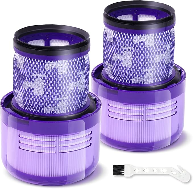 2 Pack Vacuum Filters Replacement Parts Compatible with Dyson V11 Torque Drive V11 Animal V11 Complete V11 Extra V15 Detect V15s Detect Submarine Vacuums, Compare to Part 970013-02