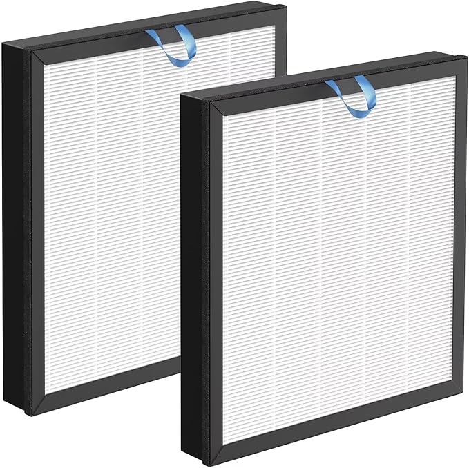 Vital 100S Replacement Filter Compatible with LEVOIT Vital 100S Air Purifier, 3-in-1 H13 Grade True HEPA and High-Efficiency Activated Carbon Filter for Vital 100S-P, Vital 100S-RF, White, 2 Pack