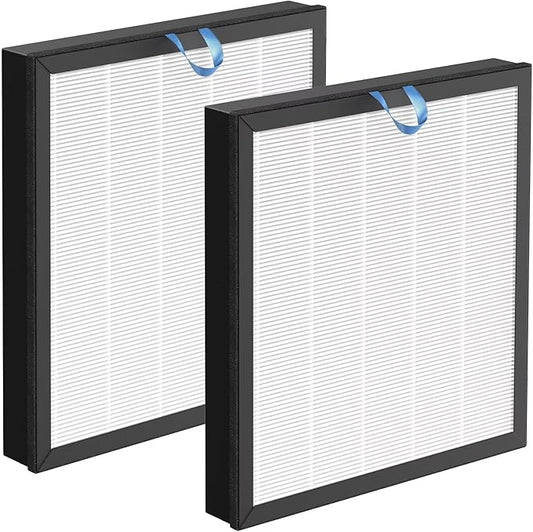 Vital 100S Replacement Filter Compatible with LEVOIT Vital 100S Air Purifier, 3-in-1 H13 Grade True HEPA and High-Efficiency Activated Carbon Filter for Vital 100S-P, Vital 100S-RF, White, 2 Pack