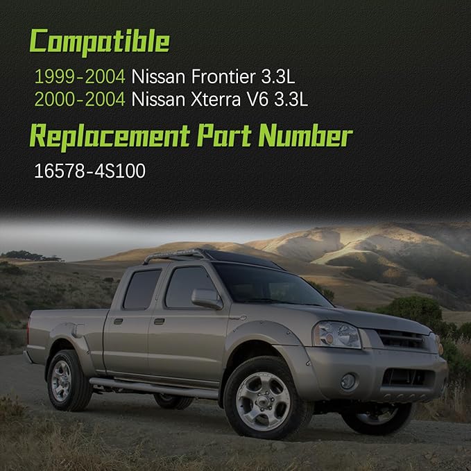 16578-4S100 Air Intake Hose Tube With Clamps for Nissan 1999-2004 Frontier 3.3L,2000-2004 Xterra V6 3.3L