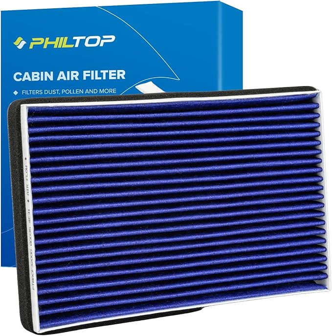PHILTOP HEPA Premium Cabin Air Filter w/Dual Activated Carbon, Compatible with CF8392A Chevrolet Impala, Impala Limited, Monte Carlo, Buick LaCrosse, Century, Regal, Pontiac Grand Prix