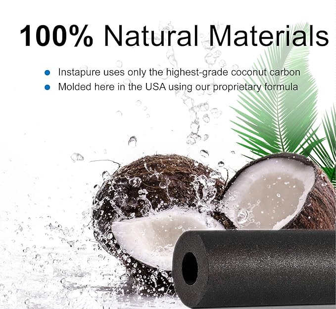 LG® LT800P® Compatible Refrigerator Filter Made in USA by Instapure® NSF/ANSI 42 53 P473 401 Certified for CTO PFOA/PFOS Pharmaceuticals. REF-IPL-4 ULTRA filter fits ADQ73613401 & more