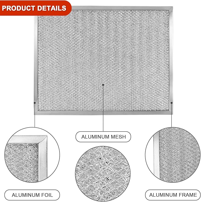 Upgraded 203368 F300E F50F Air Filter 16" x 12.5" Post Filter Fits for Honey-Well Electronic Air Cleaner Replace F300E1019 F300A1625 F50F1073 from AMI PARTS - 2 Pack