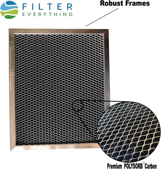 Filter Everything Replacement Range Hood Filter Compatible with Broan/NuTone LL62F – 8-7/16 x 11-1/4 x 3/8 – 1-Pack