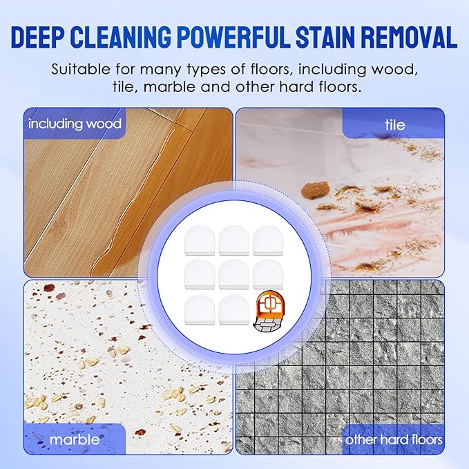 9 Pack Replacement Foam Filters Kit Compatible with Shark WD101,AW302,WD201 Hydrovac XL 3-in-1 Vacuum Cleaner, Cordless Pro XL Vacuum Accessories