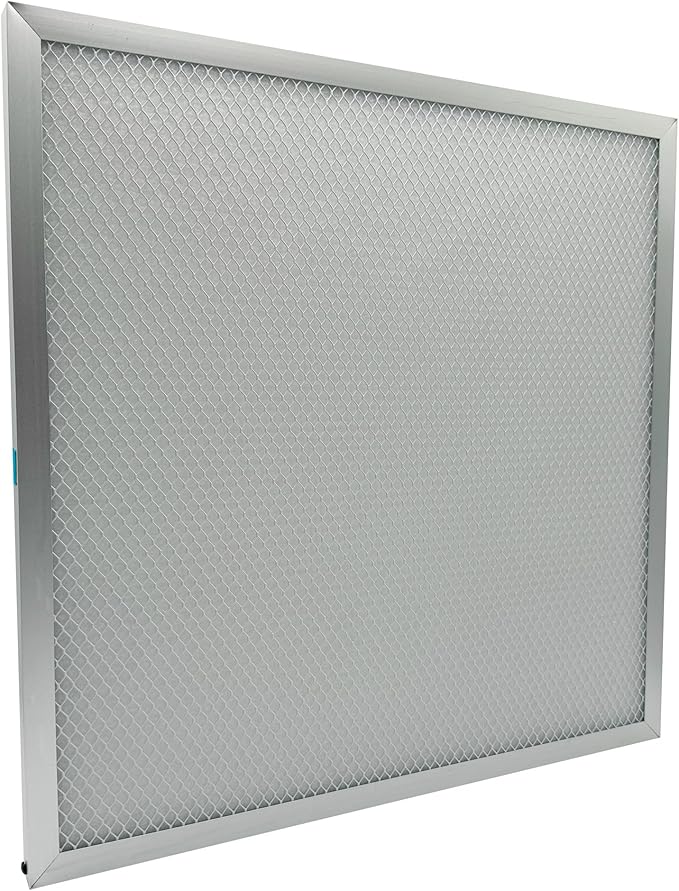 Washable Electrostatic Furnace Air Filter, MERV 8, (20" x 20" x 1") Aluminum Reusable Filter for Furnace, Central AC, and HVAC System