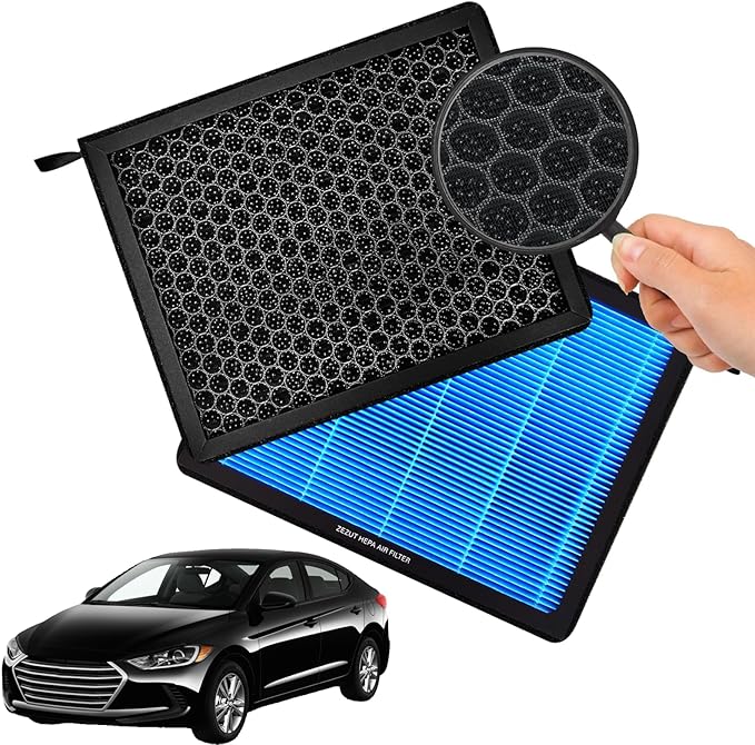 Cabin Air Filter, for Hyundai Elantra 2017-2020, Accent 2018-2022, Elantra GT 2018-2020, Kia Forte 2019-2024, Rio 2018-2024 (CF12058)