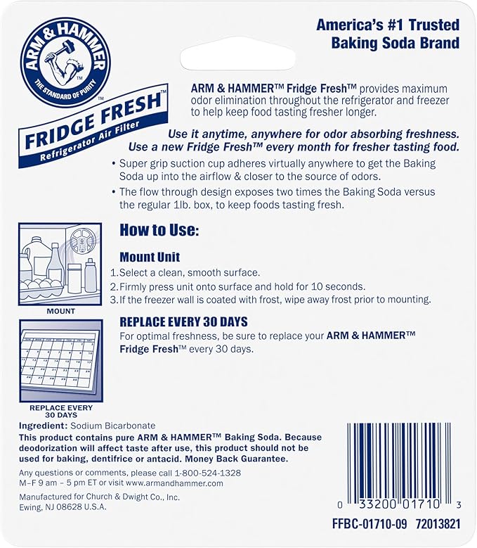 Arm & Hammer Fridge Fresh Refrigerator Air Filter