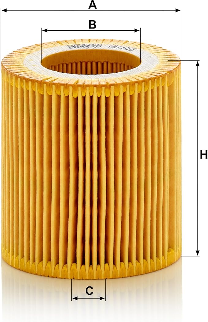 Mann Filter HU 816 x Cartridge Oil Filter Replacement with Oil Drain Plug Gasket Compatible With BMW 125i (2009-2010), 128i (2008-2013), 130i (2006-2010), 135i (2008-2013), 135is (2013)