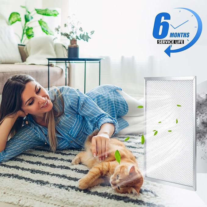 4 Pack MERV-8 Filter 12.2 x 9.9 Inches Compatible with Storm LGR Extreme Commercial Dehumidifier, Filter Replacement Set