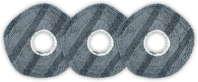 FILTERIST (3 Pack) X10 Pro Omni Replacement Mop Pads Compatible with Eufy X10 Pro Omni Robot Vacuum Cleaner, Washable Replacement Mop Cloths, Mop Pad Accessories Kit, Premium Microfiber
